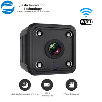 X6 Belaidinė HD mini apsaugos kamera su infraraudonųjų naktiniu matymu, Wi‑Fi, 1080P, saugojimas programėlėje ir TF kortelėje, 60 min. veikimo laikas