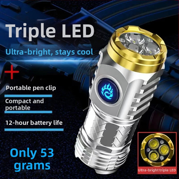 Εξωτερικός μικρός φακός LED - επαναφορτιζόμενος, αλουμινένιο περίβλημα, LED 15-20W, ανθεκτικός σε εκρήξεις