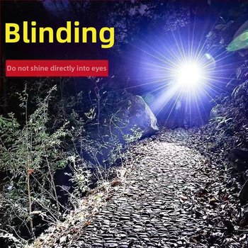 Εξωτερικός μικρός φακός LED - επαναφορτιζόμενος, αλουμινένιο περίβλημα, LED 15-20W, ανθεκτικός σε εκρήξεις