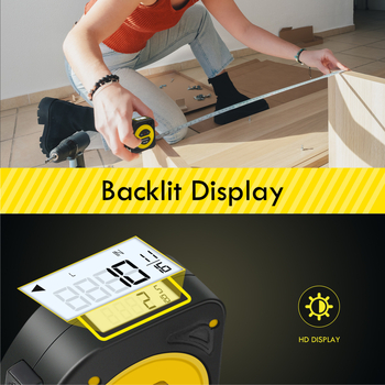 Hongsheng craftsman core skaitmeninė plieno matavimo juosta su elektroniniu ekranu, daugiafunkcinis elektroninis matavimo įrankis, aukšta tikslumas