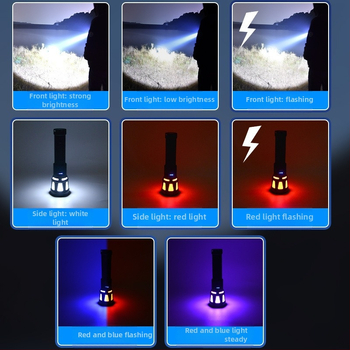 SW Φακός λέιζερ εξωτερικού χώρου, 10W, 1800mAh, εμβέλεια 200–500 m, διάρκεια μπαταρίας 4–6 h, επαναφορτιζόμενος