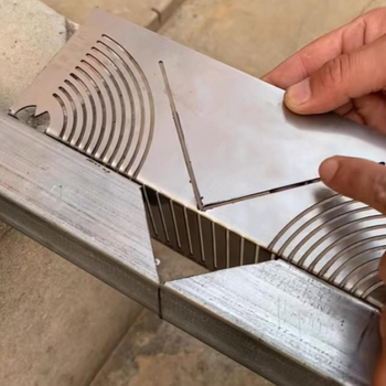 Εργαλείο σήμανσης τόξου με καμπύλο διπλής χρήσης γραφίδα για γωνίες και τόξα