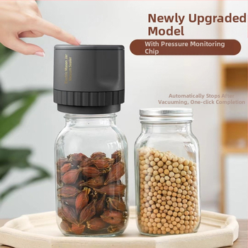 Вакуумен запечатвач за буркани KZ-80 / KZ-80S, 20W, 6V, вградена батерия