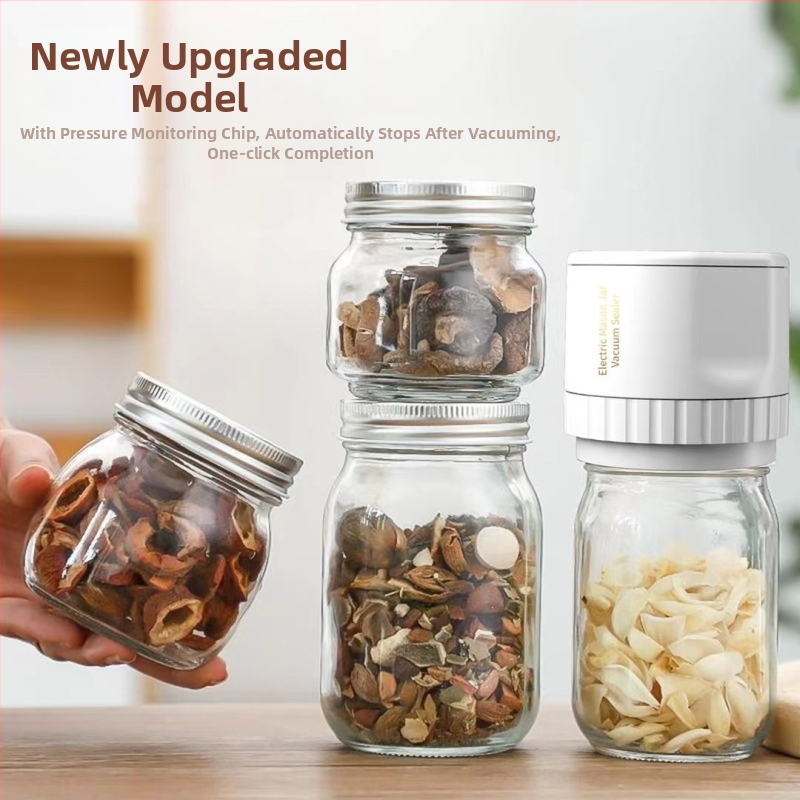 Вакуумен запечатвач за буркани KZ-80 / KZ-80S, 20W, 6V, вградена батерия