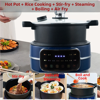 Love Πολυλειτουργική ηλεκτρική κατσαρόλα όλα‑σε‑ένα με μεγάλη χωρητικότητα, ατμό και μαγείρεμα, έξυπνος χρονοδιακόπτης