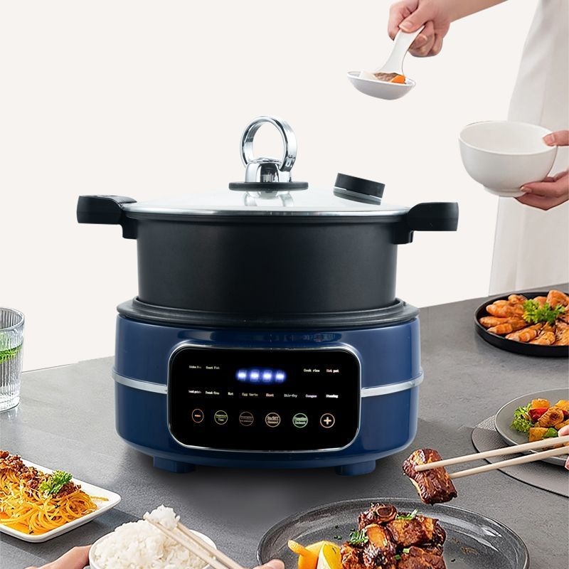 Love Πολυλειτουργική ηλεκτρική κατσαρόλα όλα‑σε‑ένα με μεγάλη χωρητικότητα, ατμό και μαγείρεμα, έξυπνος χρονοδιακόπτης