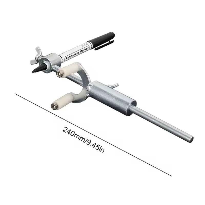 Инструмент за ремонт на вдлъствания по автомобилна ламарина и дърво, паралелен маркировач за контур на калника и възстановяване на боята, железен корпус • Марка: Consultation • Модел: Consultation