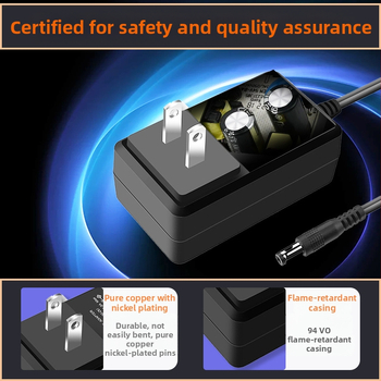 Maitinimo adapteris, modelis GQ24-120200-DG, įėjimas 12V, išėjimas 2A, sertifikuotas pagal Europos standartus