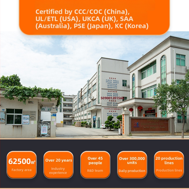 Захранващ адаптер, модел GQ24-120200-DG, вход 12V, изход 2A, сертифициран според европейски стандарт