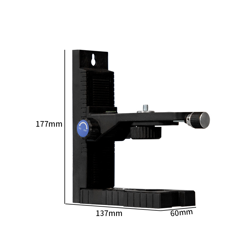 Ρυθμιζόμενος τοιχοστήριγμα για λέιζερ επιπέδου με μαγνητικό στήριγμα L-σχήματος