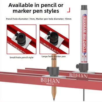 Контурен измервател за дърво и плочки – алуминиева сплав, марка Bohan, модел Bohan Outline Scriber, измерване на неравни форми