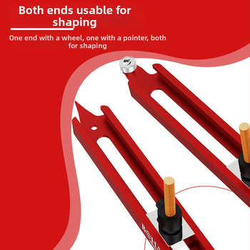 Контурен измервател за дърво и плочки – алуминиева сплав, марка Bohan, модел Bohan Outline Scriber, измерване на неравни форми