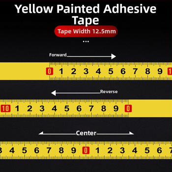 Lipni matavimo juosta su metaline skale — Superior