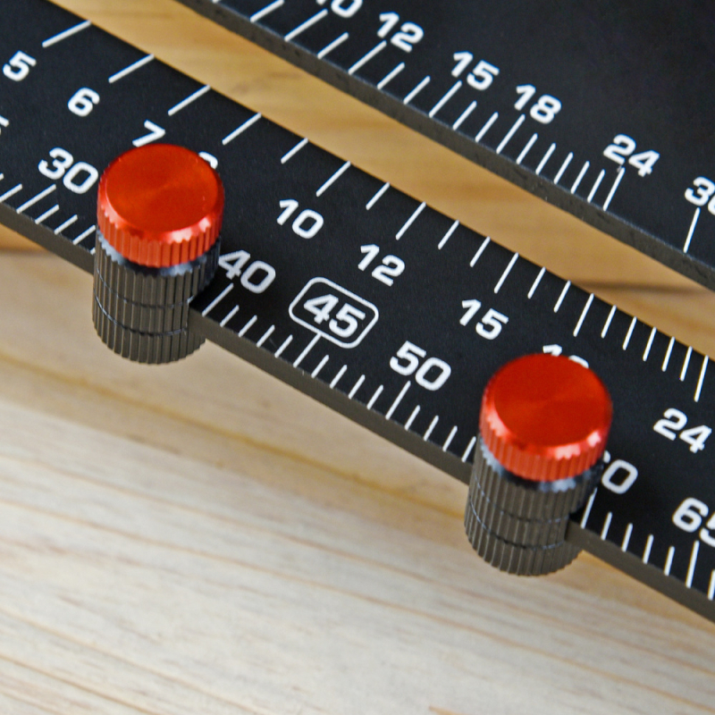 Derékszögű vonalzó segédklippel a favágáshoz — Jingrui, faipari mérő- és jelölő kiegészítők, alkalmazás: faipar