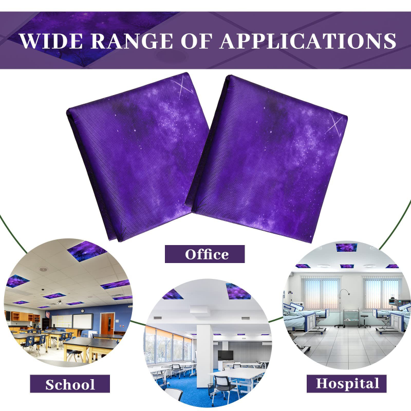 Forest Galaxy υφασμάτινο σκιάστρο λαμπτήρα - Μοντέλο 088138XY, Υλικό: Ύφασμα, Πάχος: 0.09, Προέλευση: Jingjiang