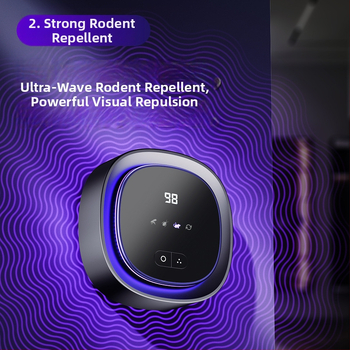 R1 Απωθητικό υπερήχων για ποντίκια, κουνούπια και κατσαρίδες, τετράγωνος σχεδιασμός, 5V, 5W, επαναφορτιζόμενο