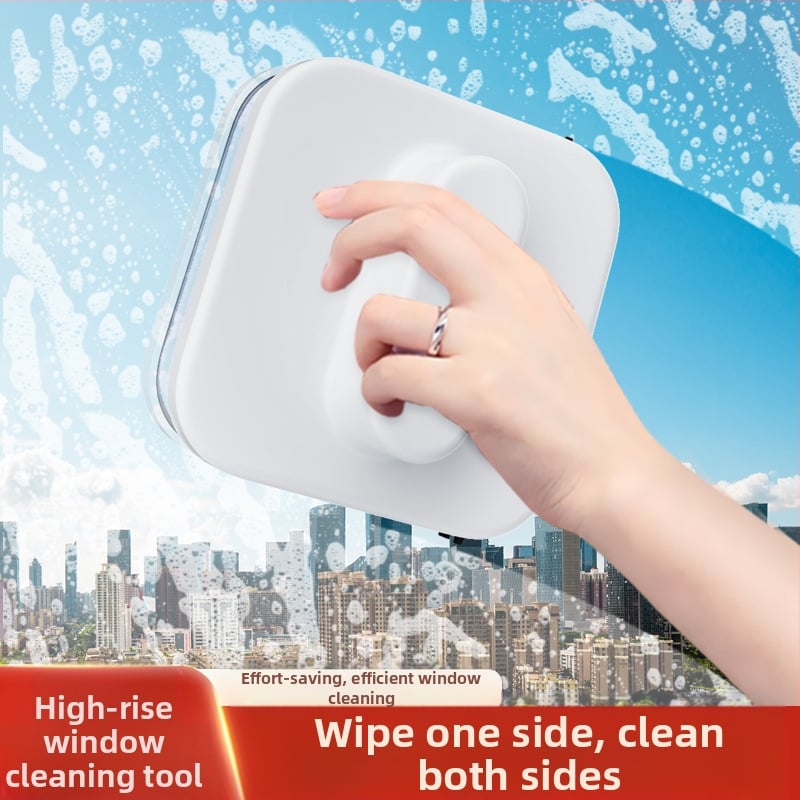 Divpusējs logu tīrīšanas līdzeklis – plastmasa, manuāla darbība, mājas lietošanai, zīmols: Brother of the master