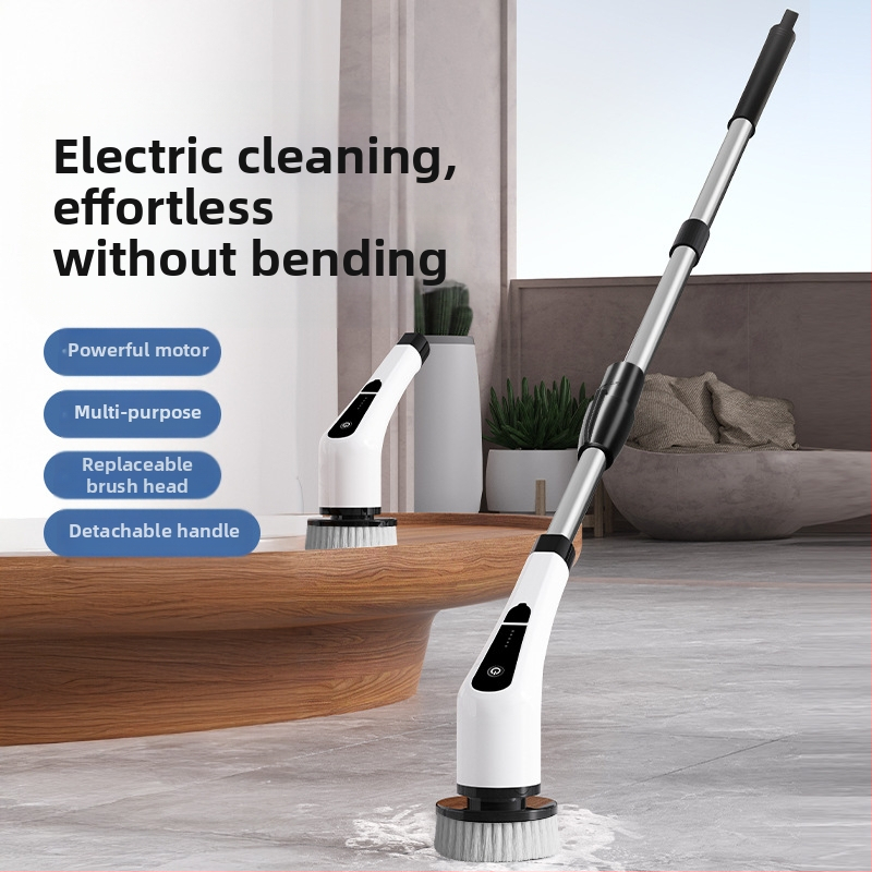 Elektriskā daudzfunkcionālā tīrīšanas birste, grīdas birste, USB uzlāde, mehāniska darbība, modelis 906, darbības laiks mazāk kā 2 stundas