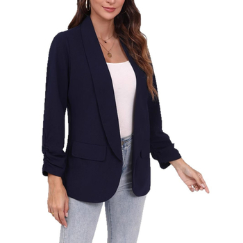 Μπλέιζερ με patchwork 3D εφέ (lapel, στενή γραμμή, πολυεστέρας)