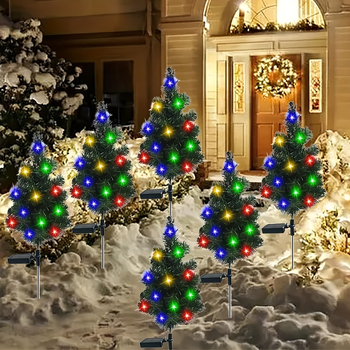 Napelemes karácsonyfa világítás - kültéri kert- és gyepdísz, koreai stílus - Kód Laz601099586955224