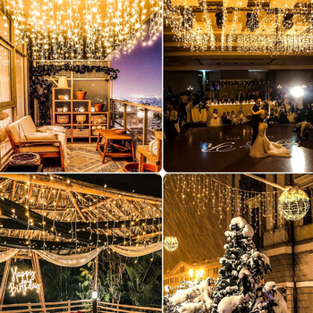 Φανάρια LED με ηλιακή τροφοδοσία, αλυσίδα φώτων με εφέ καταρράκτη και ατμόσφαιρα με αστέρια, IP65, έλεγχος με κουμπί, τάση ≤36V