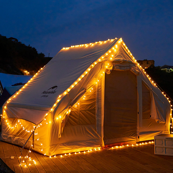 LED φωτεινή σειρά με αστέρια για εξωτερικό κάμπινγκ, πλανητικό σχήμα, μπαταρία, IP55, έλεγχος με κουμπί, τάση ≤36V