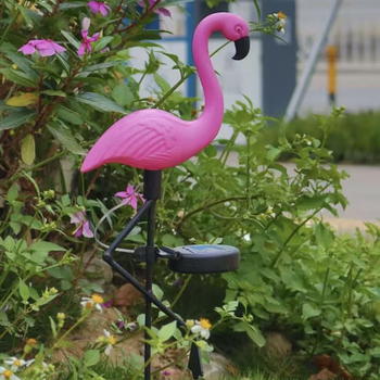 LX-HLN Φλαμίνγκο ηλιακή λάμπα κήπου – LED, IP55, 0.05W, 1.2V, 6–12h συνεχούς φωτισμού