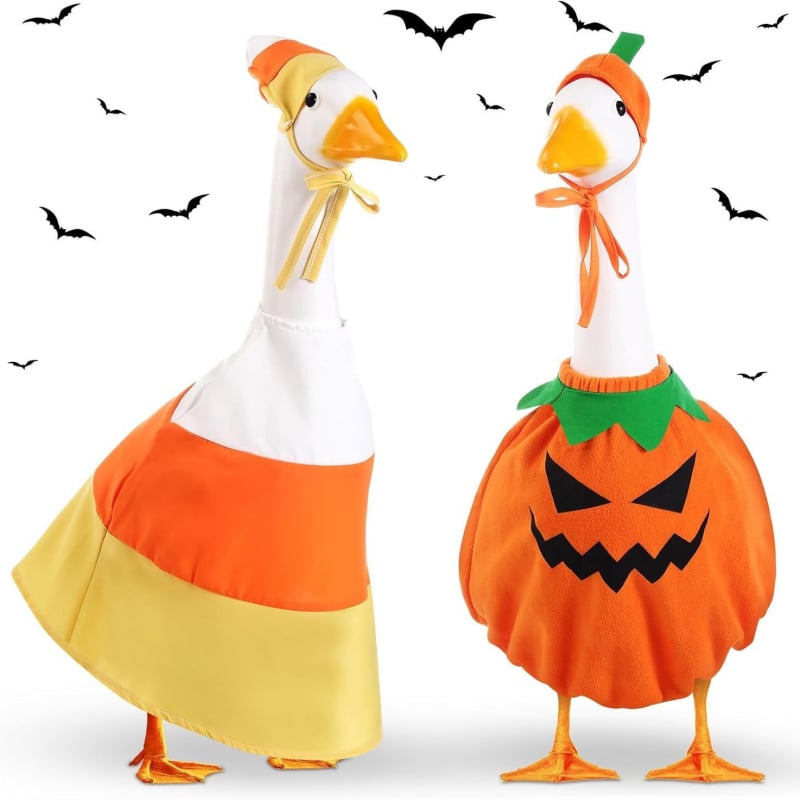 Halloween kostīmu komplekts zosijai — zīmols Yihan; Materiāls: Audums; Amats: daļēji rokdarbi un daļēji mehāniska ražošana; IP atļauja: Nē