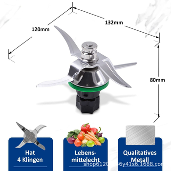 Thermomix комплект ножове – неръждаема стомана, съвместим с TM5/TM6/TM31, за соево мляко, смесване и смилане, полуавтоматичен