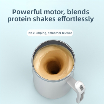 Κούπα καφέ με αυτόματο αναδευτήρα και μαγνητική περιστροφή, ανοξείδωτο ατσάλι 304, 320 g, δυνατότητα προσαρμοσμένου λογότυπου