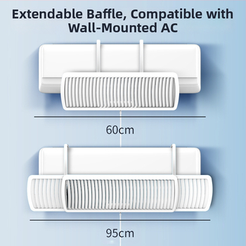 Διαχύτης αέρα για κλιματιστικό, επιτοίχιος, γενικής συμβατότητας, ABS, σκανδιναβικού στυλ