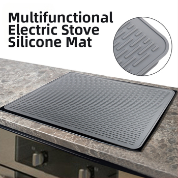 Taimei silikoninė viryklės danga, daugiafunkcinė nusausinimo kilimėlis indukcinėms viryklėms, formos apskritos/kvadratinės/neįprasta, kilmė Dongguan, išleistas 2024 m