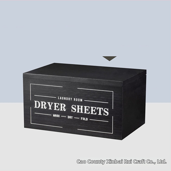 Ξύλινο επιτραπέζιο κουτί αποθήκευσης χαρτομάντηλων με διαμερίσματα, 2L χωρητικότητα, δυνατότητα εκτύπωσης λογότυπου