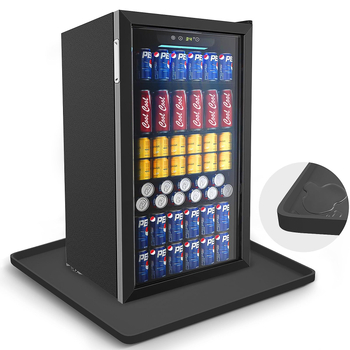 Silicone Mat for Refrigerator, Washing Machine and Freezer – kvadratinė forma, vienos spalvos, anti-scratch grindų kilimėlis – premium