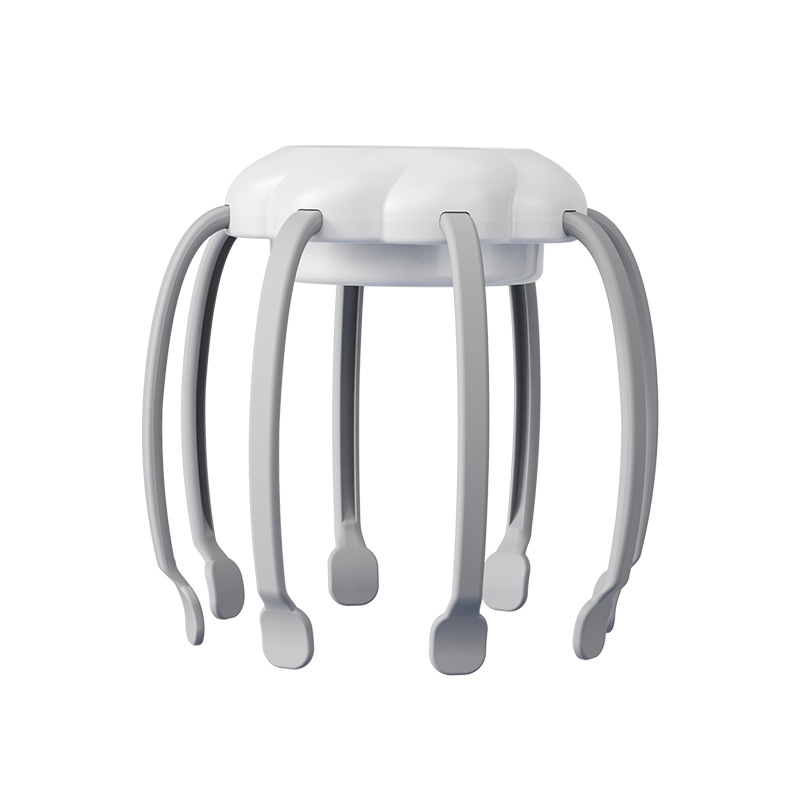 Galvos masažuoklis su vibracija, įkraunamas, QS-108 modelis, mygtukų valdymas (QS-108, įkraunamas, vibracija, mygtukų valdymas)