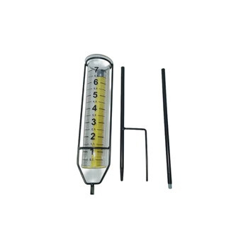 Išorinis paprastas lietaus matuoklis kiemui – lietaus stebėjimo įranga, modelis: lietaus matuoklis; skalės diapazonas 7 coliai, talpa 15, svoris 222 g