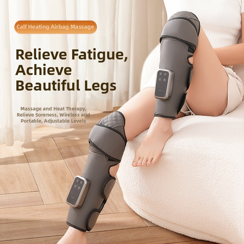 2-in-1 elektrinė kelio sąnario šildymo ir oro masažo juosta, CM3012, 1,7 kg, 3 greičiai