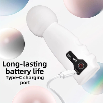 Moters fascia massager su įkraunama baterija – nešiojamas mini kaklo masažuoklis, šepetėlinis variklis, 4-oji pavara, 1 antgalis, įmontuota 500–800 mAh baterija, veikimo laikas 0–1 val.