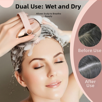 Galvos masažavimo įrenginys su minkymo masažu, įkraunamas, mygtukų valdymas, GX-610