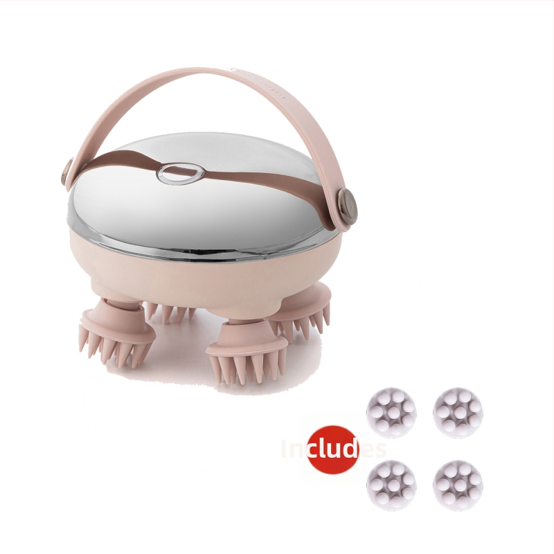 Galvos masažavimo įrenginys su minkymo masažu, įkraunamas, mygtukų valdymas, GX-610