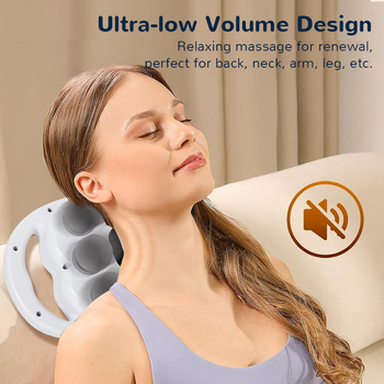 Šešių galvų masažo įrankis su bešepetėlinu motoru, 5+ greičiai, įmontuota baterija 1200–2000 mAh, veikimo laikas 1–3 h, triukšmas 36–45 dB