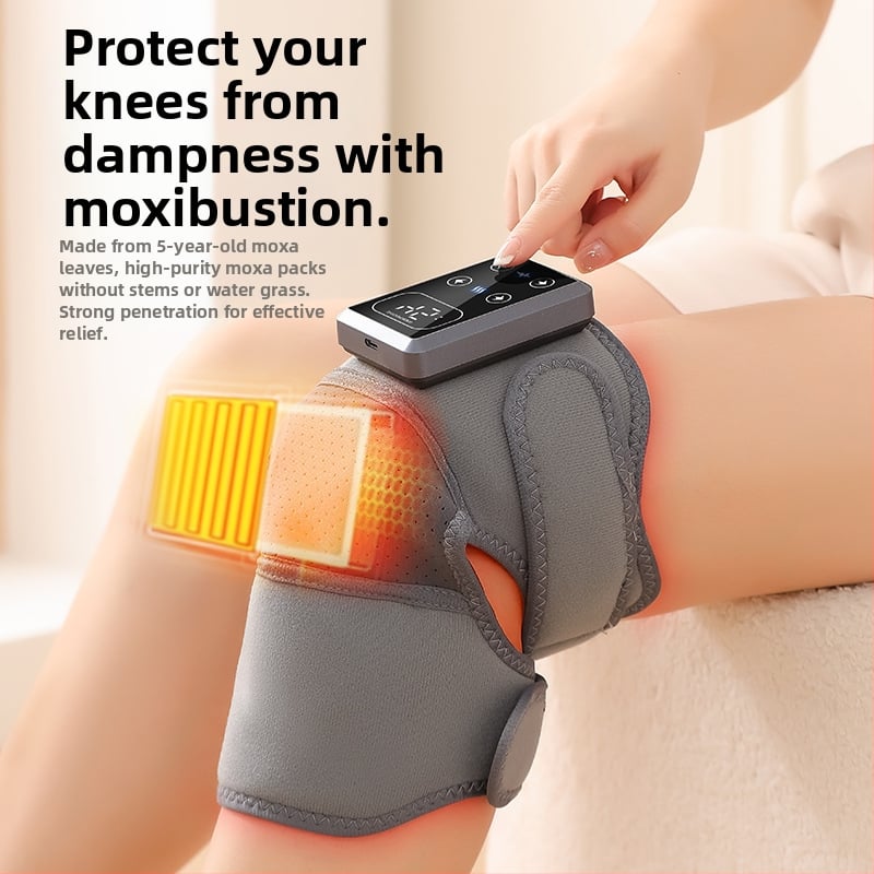 Belaidis kelio masažuoklis su šildymu — 3.7V, 7W, 45–65°C, 270 g, daugybinis taškų masažas