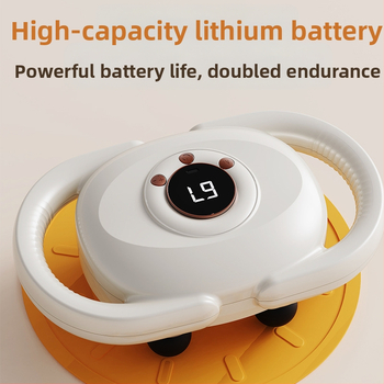 Šešių galvų kaklo masažuoklis su LCD, bešepelių variklis, 5+ greičiai, įmontuota baterija, veikimo laikas 1–3 valandos