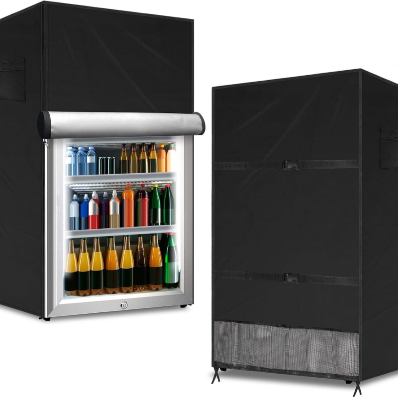 Κάλυμμα εξωτερικού κάθετου καταψύκτη – πολυεστέρας, προσαρμόσιμο, μοντέρνο και μινιμαλιστικό στυλ, κάλυμμα σκόνης