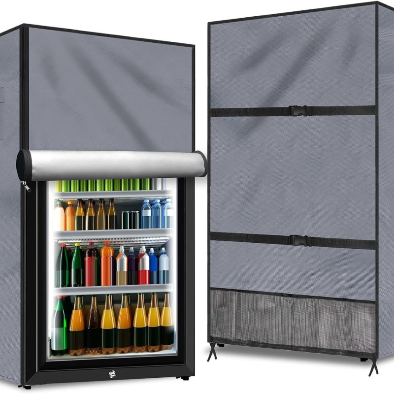 Κάλυμμα εξωτερικού κάθετου καταψύκτη – πολυεστέρας, προσαρμόσιμο, μοντέρνο και μινιμαλιστικό στυλ, κάλυμμα σκόνης