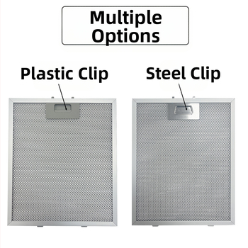 HT01 Europos stiliaus ventiliacijos gaubto filtras su aliuminio aliejaus atskyrimo tinkleliu, 170 g