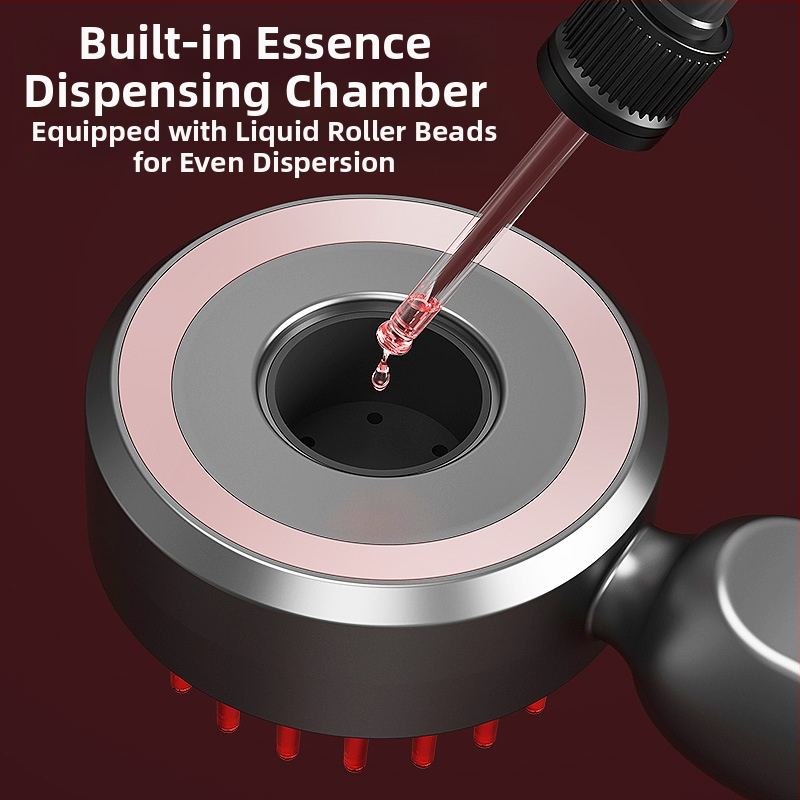 Galvos masažo šukos su USB maitinimu, 3 greičiai vibracijos, modelis KX-330