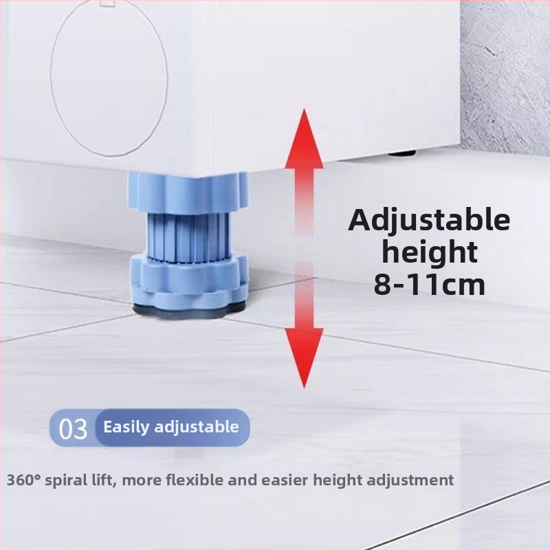 Skalbimo mašinos pado kilimėlis, reguliuojamas, neslystantis, judantis, plastmasinis, dviejų sluoksnių pagrindas