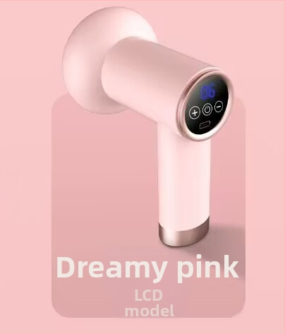 Uzlādējams rokas masieris ar 4 ātrumiem un 4 masāžas galviņām, paredzēts viduklim, gurniem, kājām un mugurai