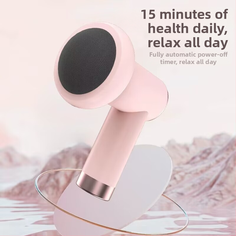 Зареждащ се преносим ръчен масажор с 4 скорости и 4 масажни глави за талия, ханш, крака и гръб